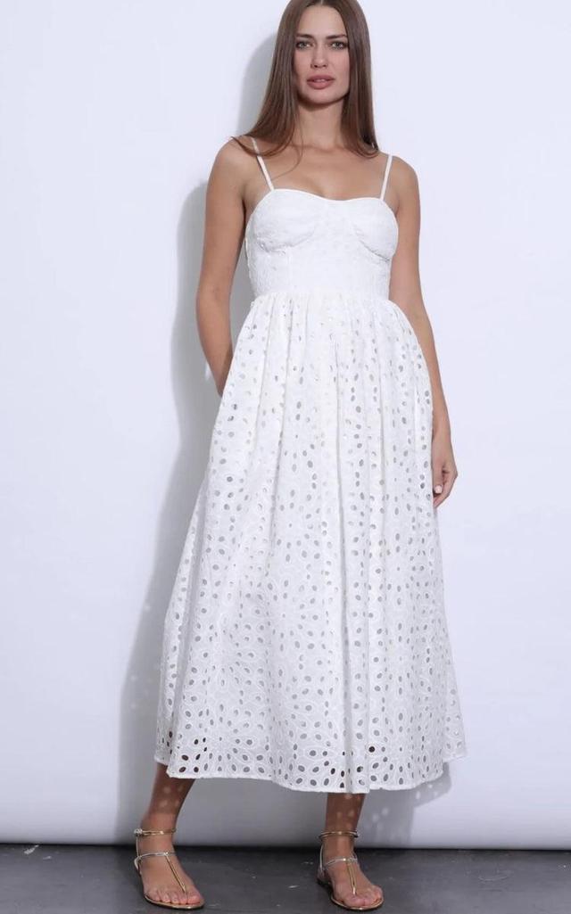 Karina Grimaldi Kaur Eyelet Dress Product Image