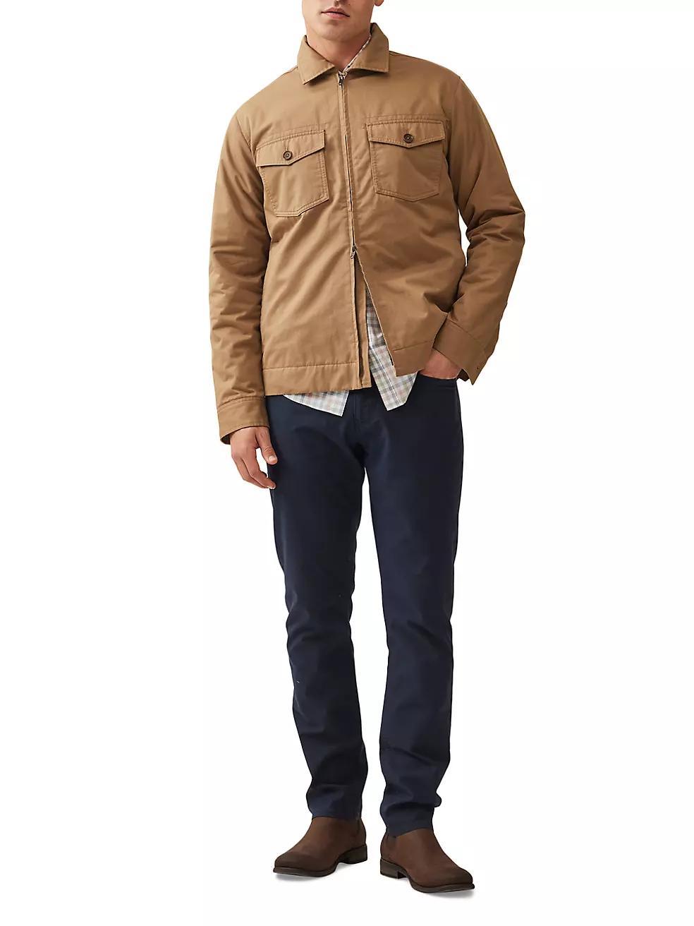 Mens Fordell Cotton Trucker Jacket Product Image