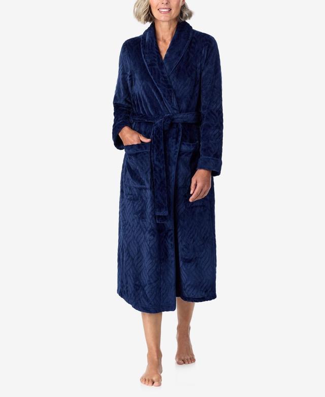 Aria Womens Long Sleeve Wrap Robe Product Image