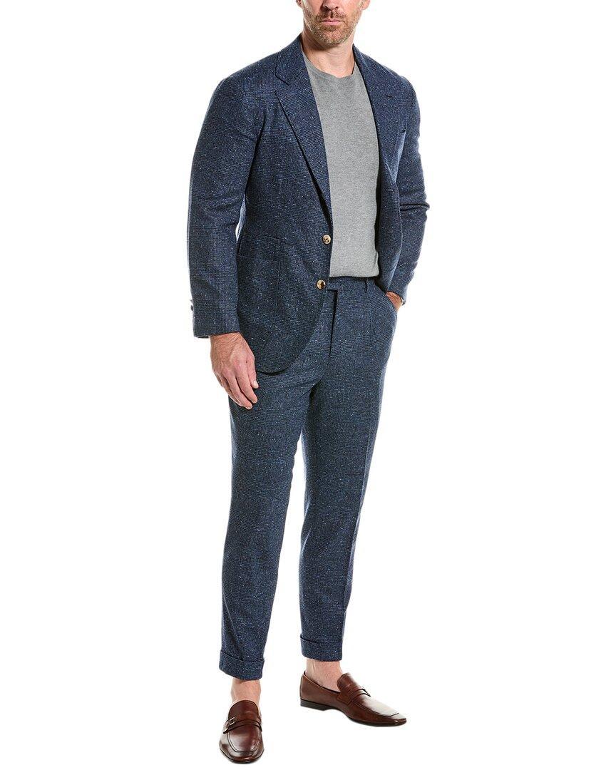 2pc Wool & Cashmere-blend Suit In Multi Product Image