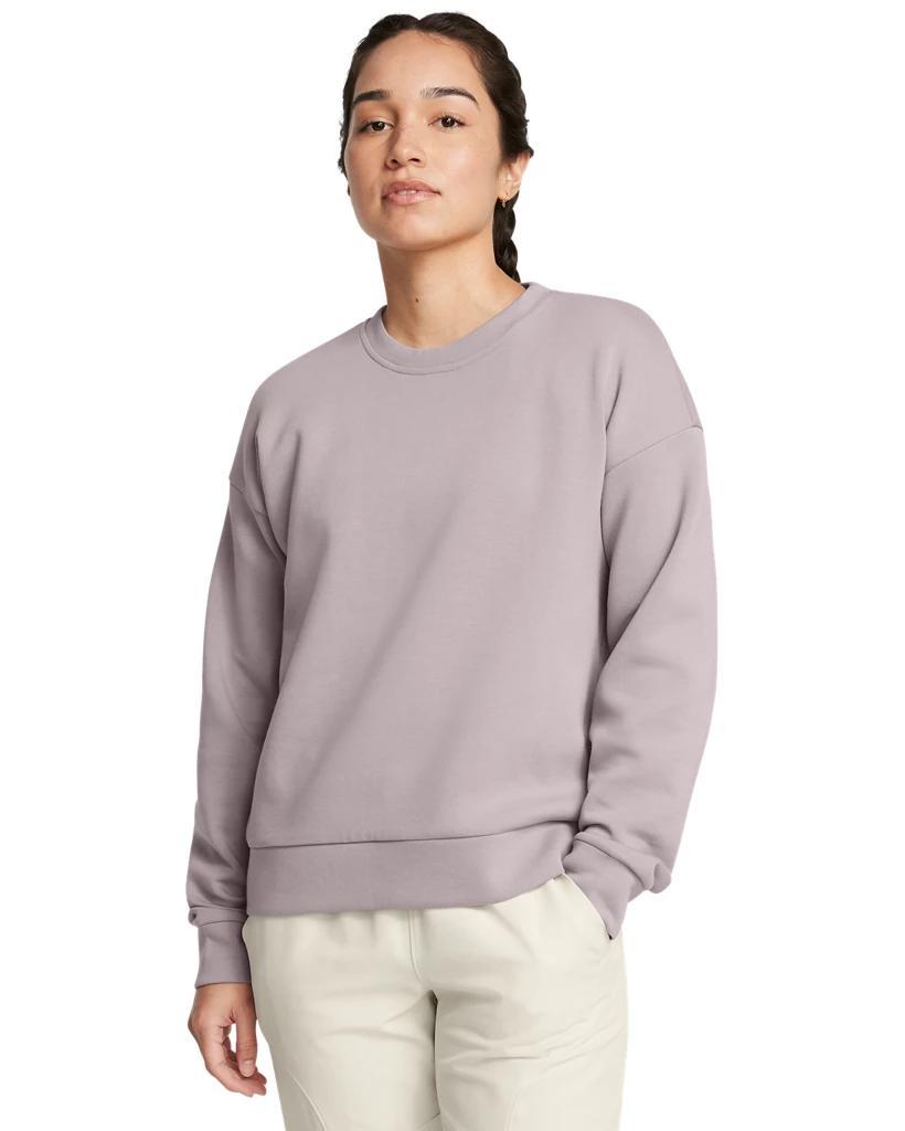 Women's UA Unstoppable Fleece Crew Product Image