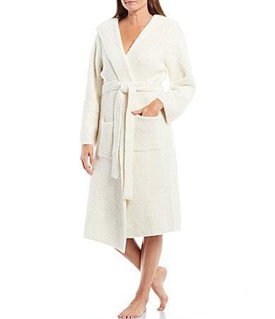 Barefoot Dreams Cozychic Solid Ribbed Hooded Lounge Cozy Robe Product Image