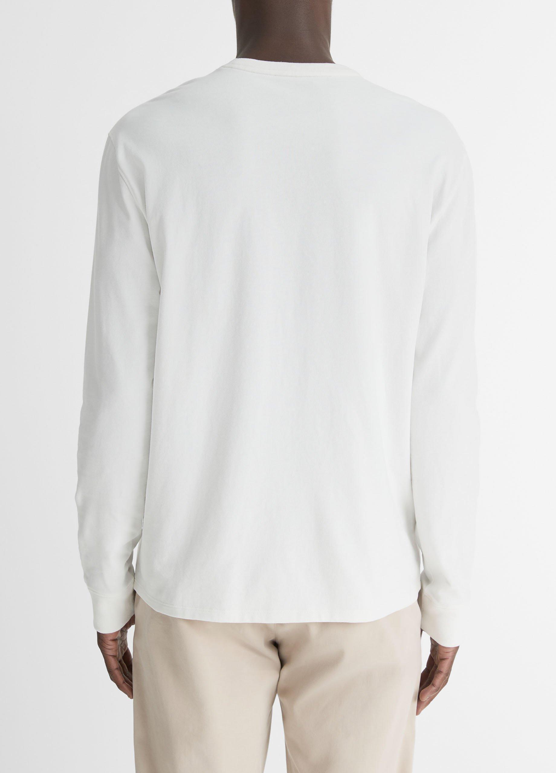 Sueded Jersey Long-Sleeve Pocket T-Shirt Product Image