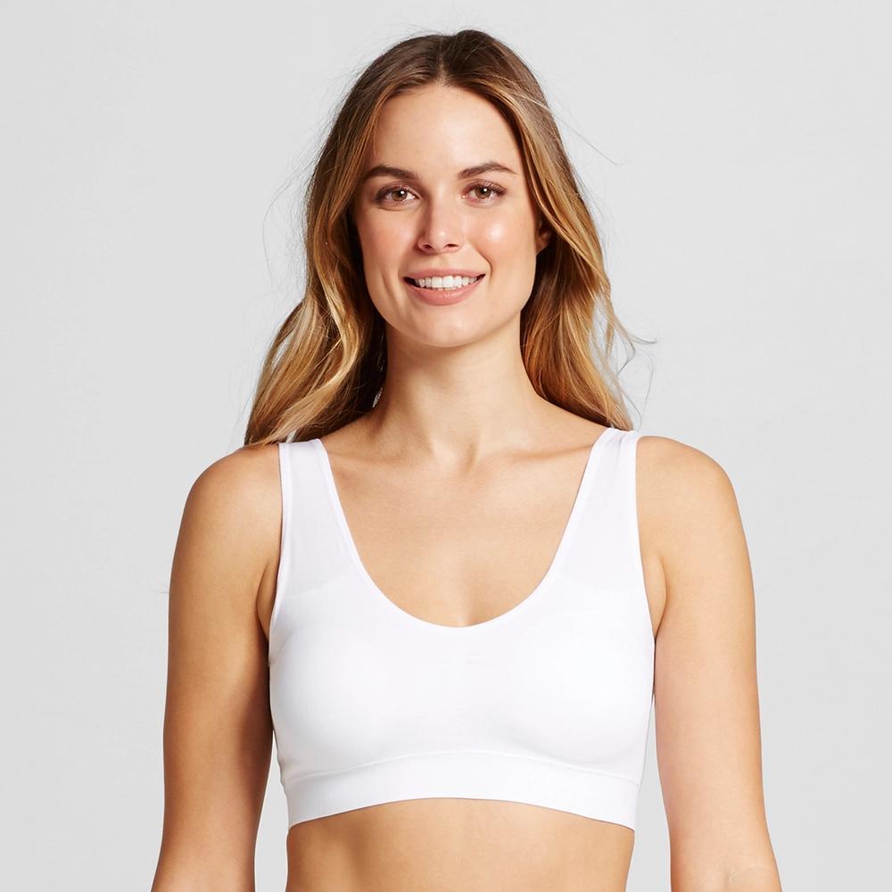 Jockey Generation Womens Seamfree Tank Strap Bralette - White XL Product Image