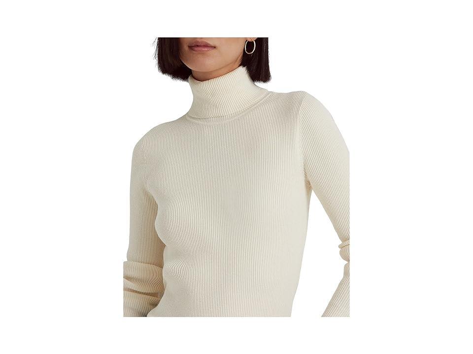 Lauren Ralph Lauren Turtleneck Sweater (Mascarpone Cream) Women's Sweater Product Image