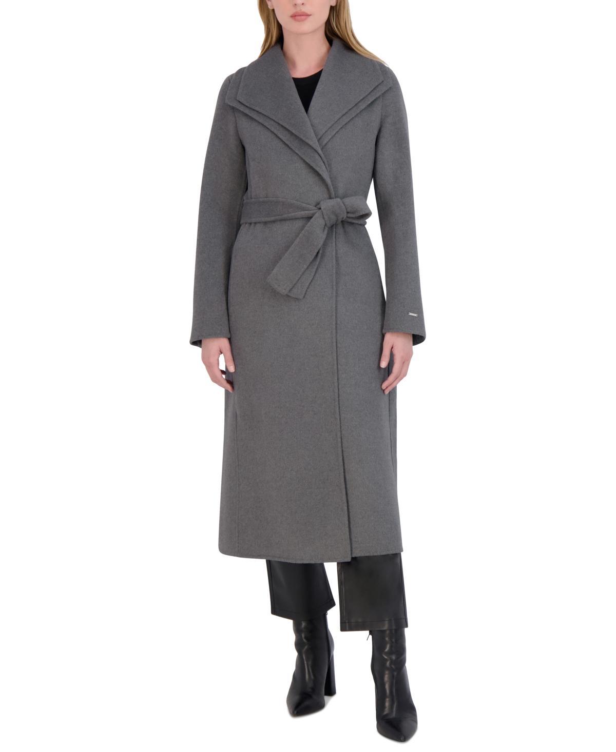 Tahari Elliot Belted Wrap Coat Product Image