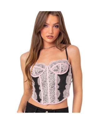 Womens Enchant lace corset Top Product Image