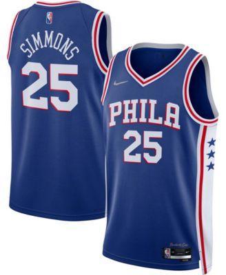 Mens Ben Simmons Royal Philadelphia 76ers 2021, 22 Diamond Swingman Jersey - Icon Edition - Royal Product Image