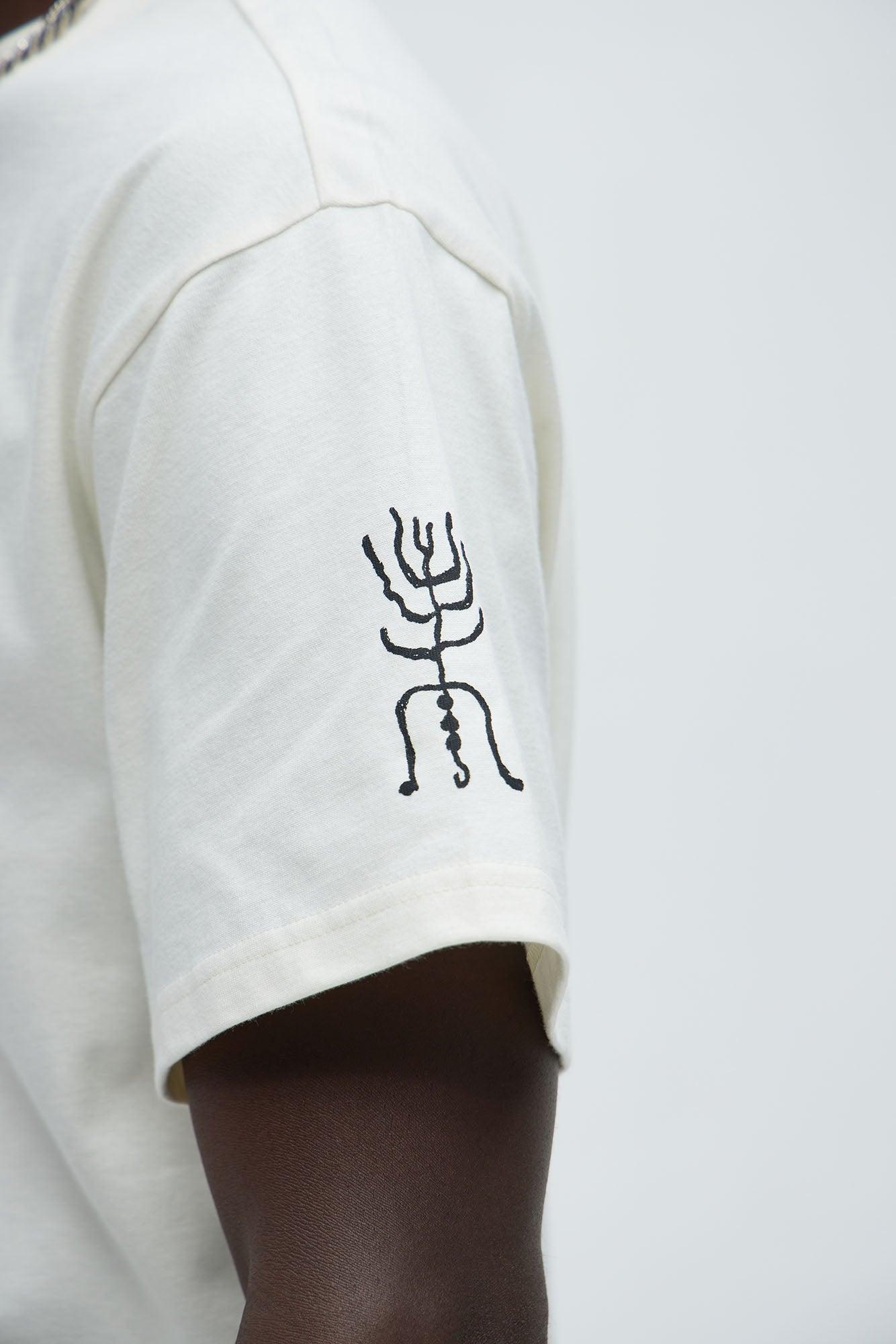 Customs Archaic Short Sleeve Tee - Off White Product Image