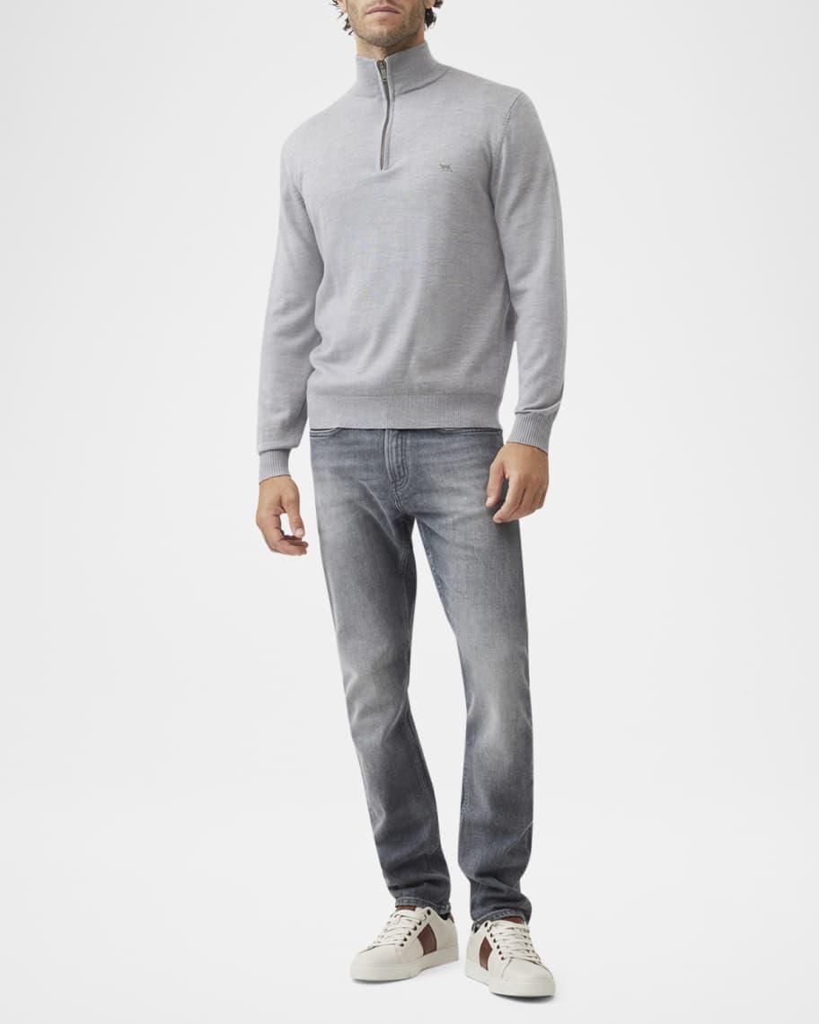 Mens Calderwell Wool Quarter-Zip Sweater Product Image