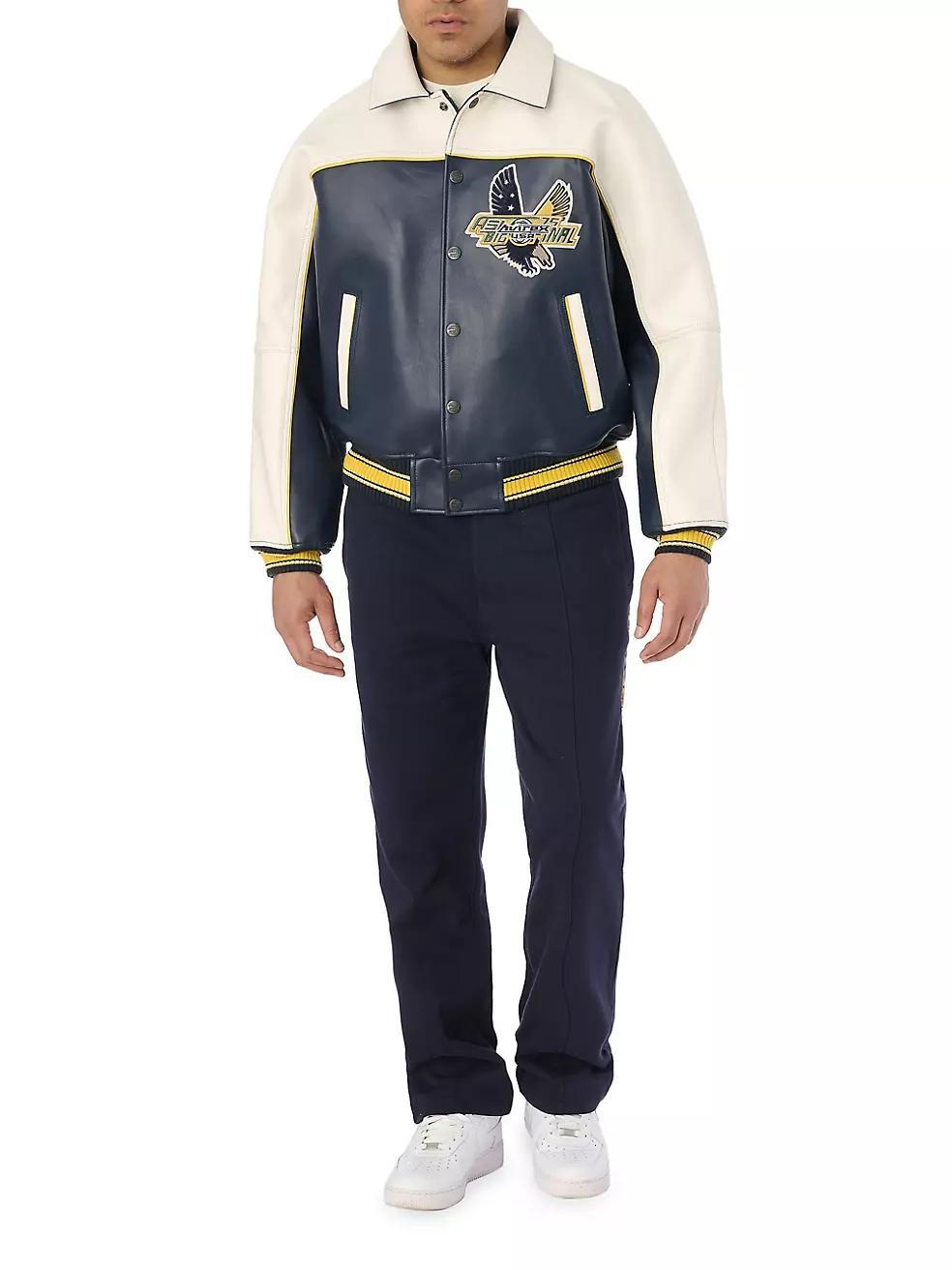 Soccer League Leather Jacket Product Image