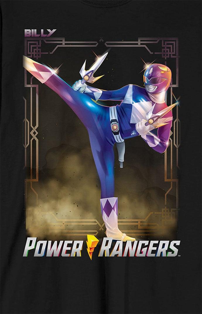 Men's Power Rangers Billy Long Sleeve T-Shirt Product Image