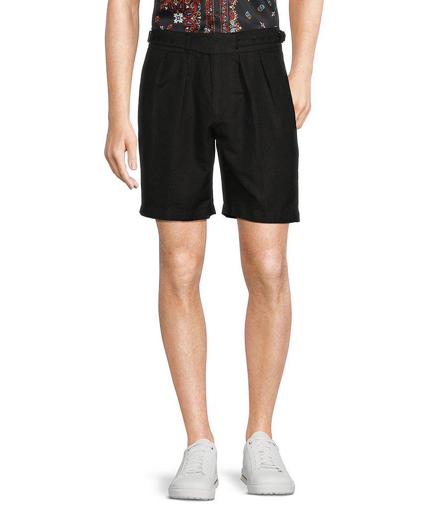 Murano Wanderin West Collection Solid Linen 8#double; Inseam Shorts Product Image