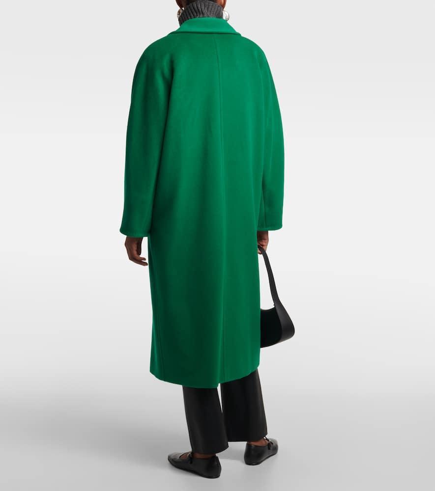 MAX MARA Madame Wool And Cashmere Coat In Green Product Image