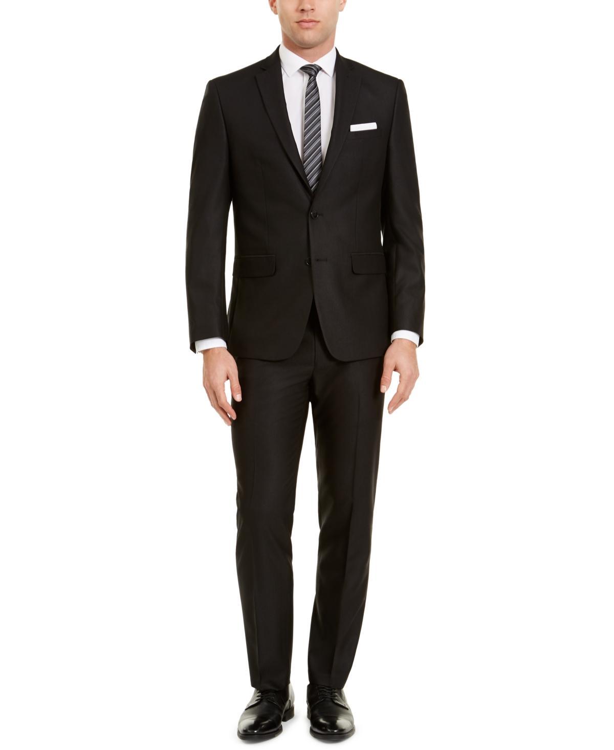 Van Heusen Mens Flex Plain Slim Fit Suits Product Image