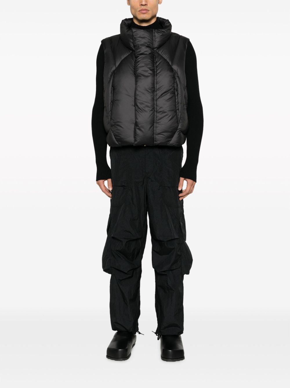 quilted high-neck gilet  Product Image