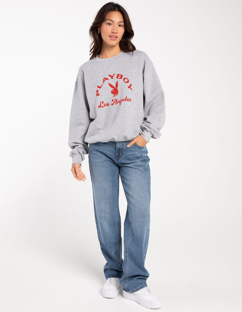 PLAYBOY Los Angeles Womens Crewneck Sweatshirt Product Image