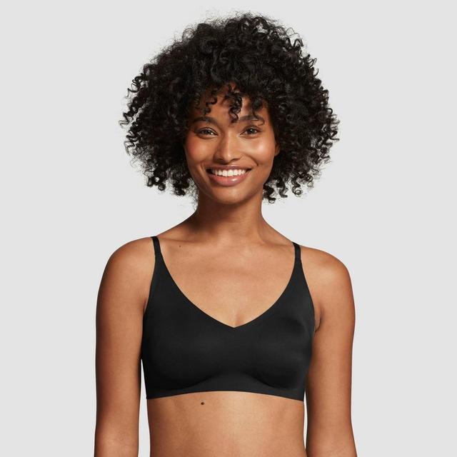 True & Co. True Everybody Womens Adjustable Strap Triangle Bra - Black S Product Image