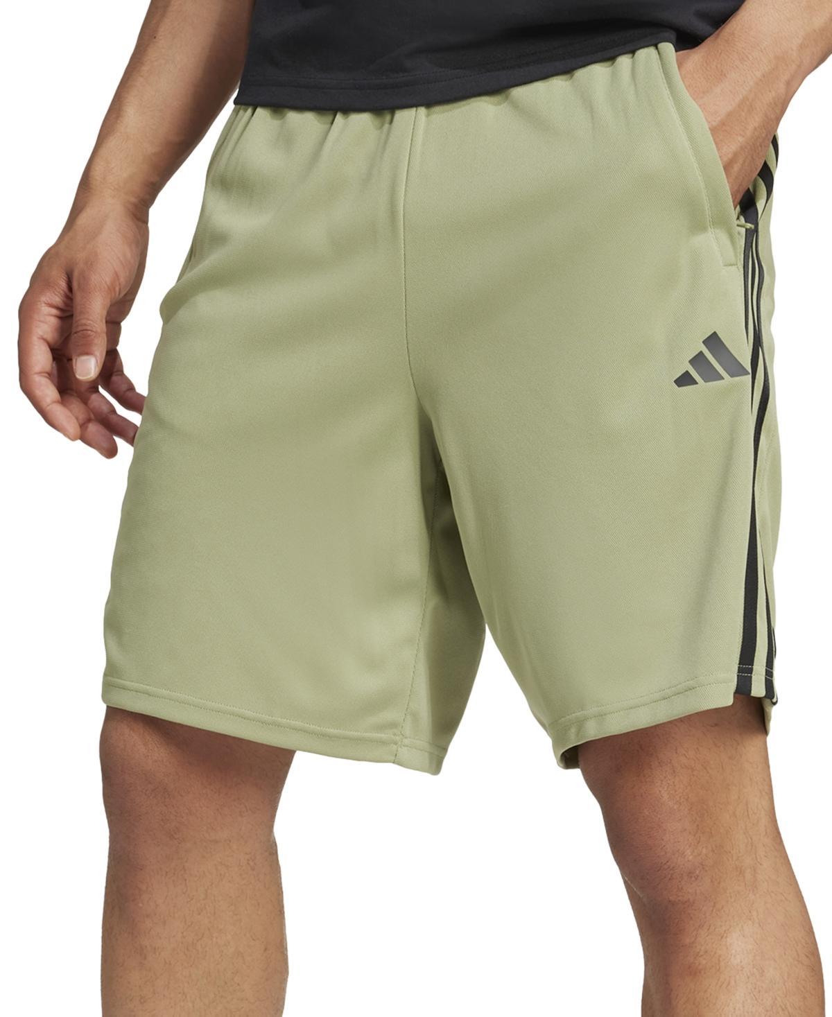 Mens adidas Train Essentials Piqu 3-Stripes Training Shorts Product Image