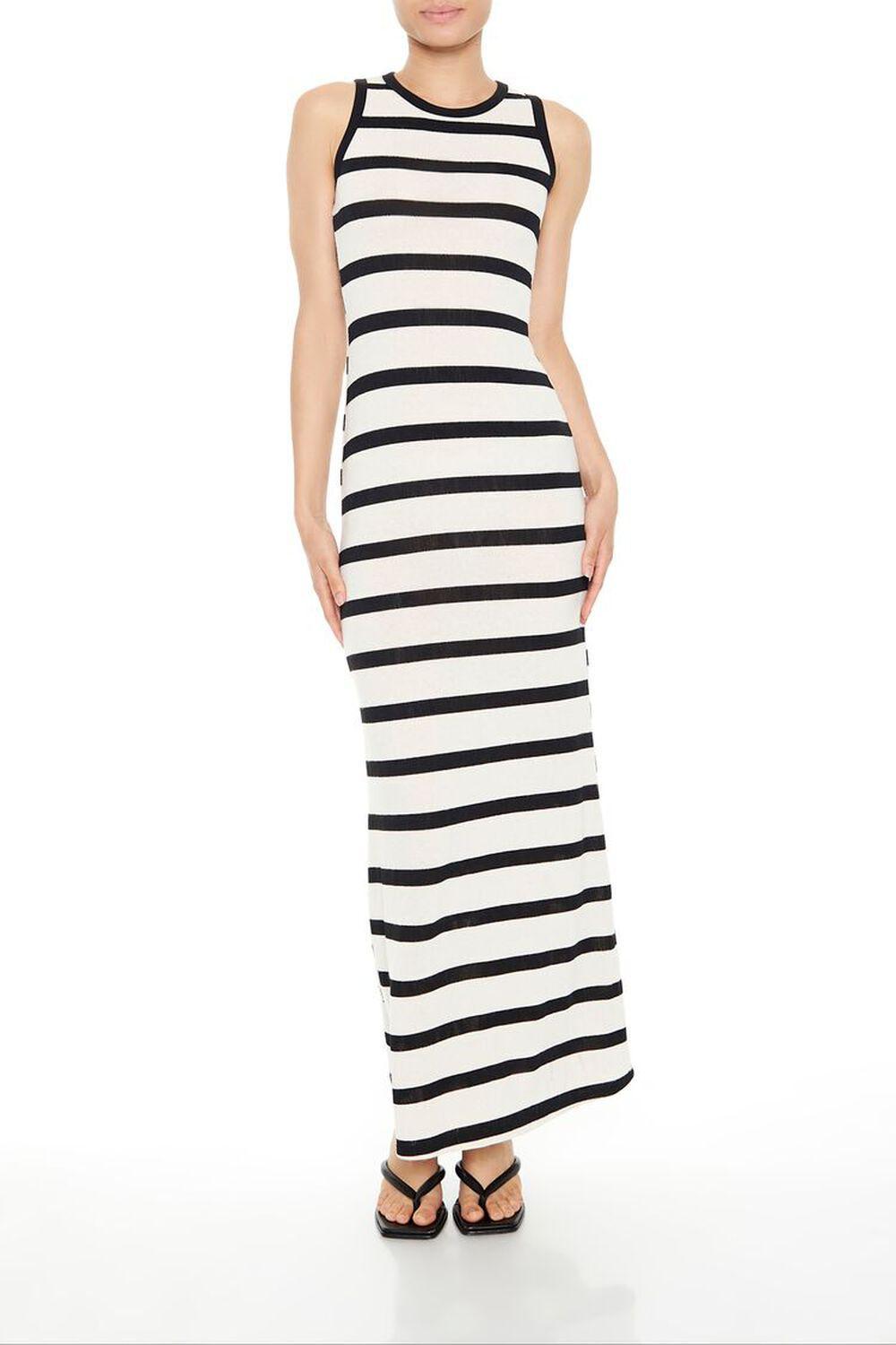 Sleeveless Striped Sweater Dress | Forever 21 Product Image