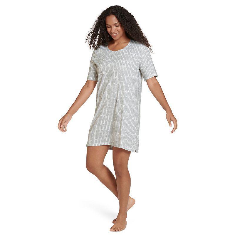 Womens Jockey Everyday Essentials Sleepshirt Grey Gray Product Image