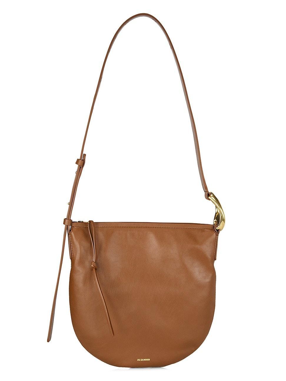 Womens Small Moon Leather Shoulder Bag Product Image