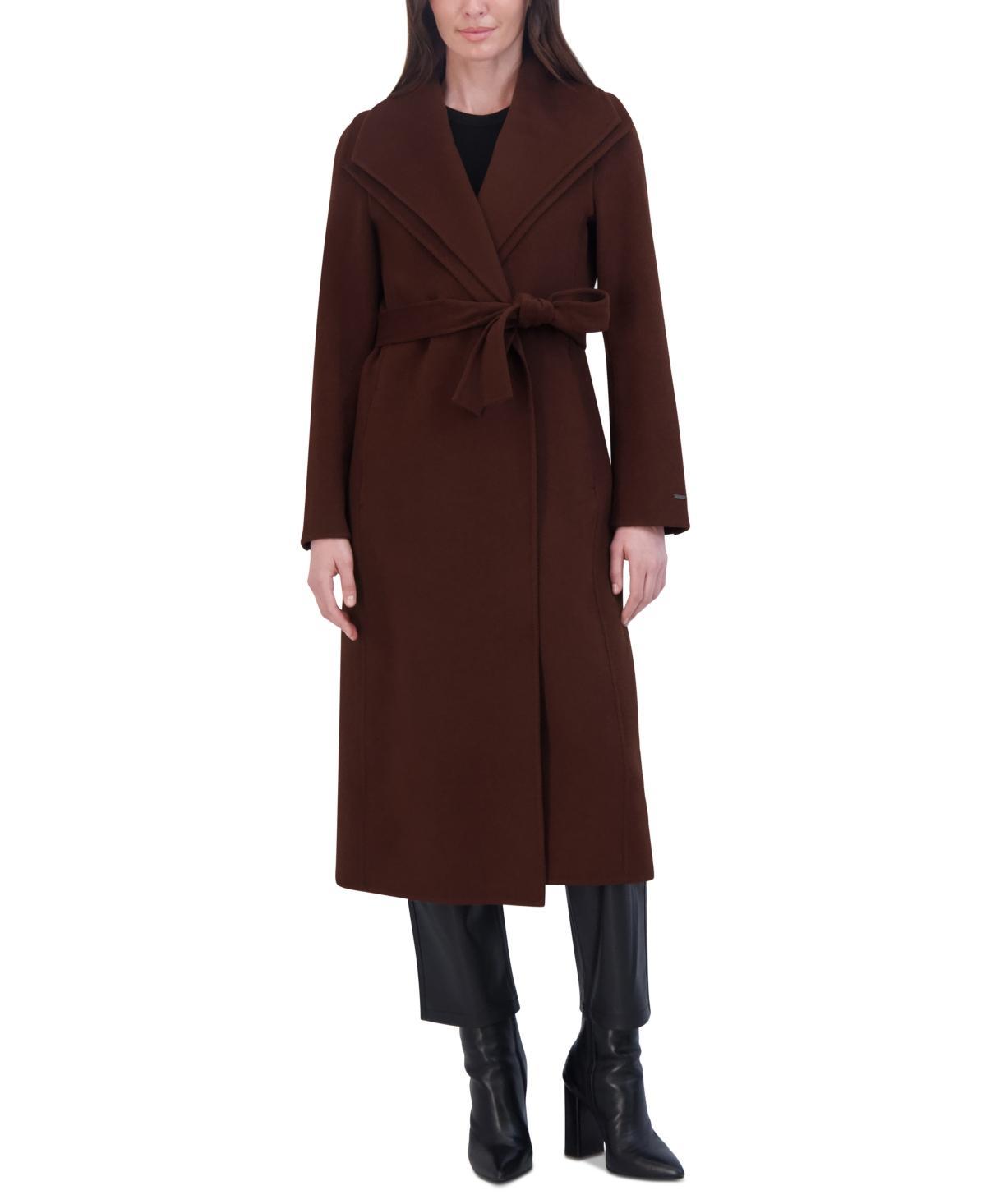 Tahari Elliot Belted Wrap Coat Product Image