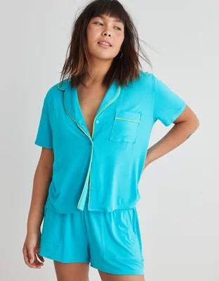 Aerie Real Soft® Short Sleeve Pajama Shirt Product Image