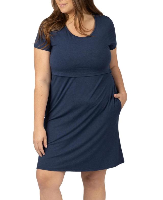 Womens Eleanora Maternity & Nursing Lounge Dress Product Image