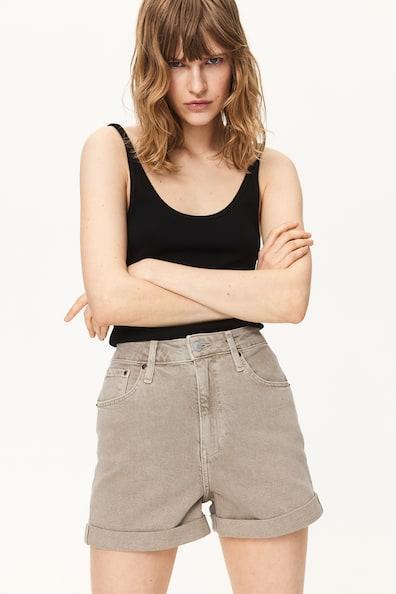 Mom Ultra High Denim shorts Product Image