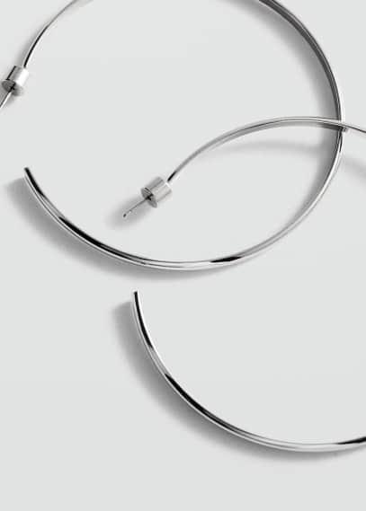 MANGO - Maxi hoop earrings - One size - Women Product Image