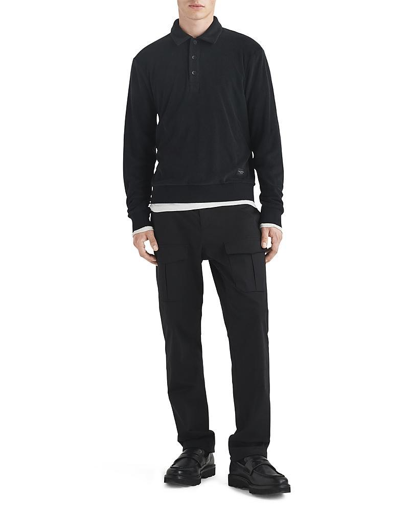 rag & bone Toweling Long Sleeve Polo Product Image