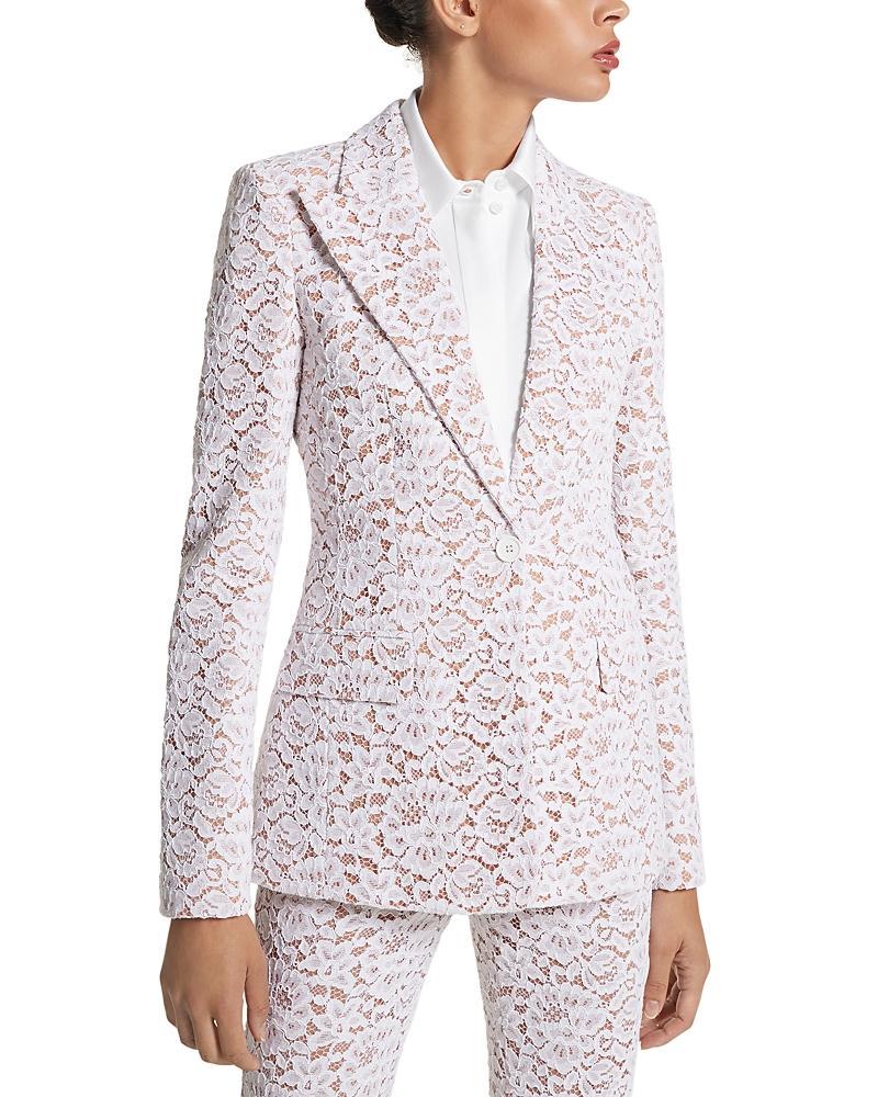 Georgina Corded Floral Lace Blazer Jacket Product Image