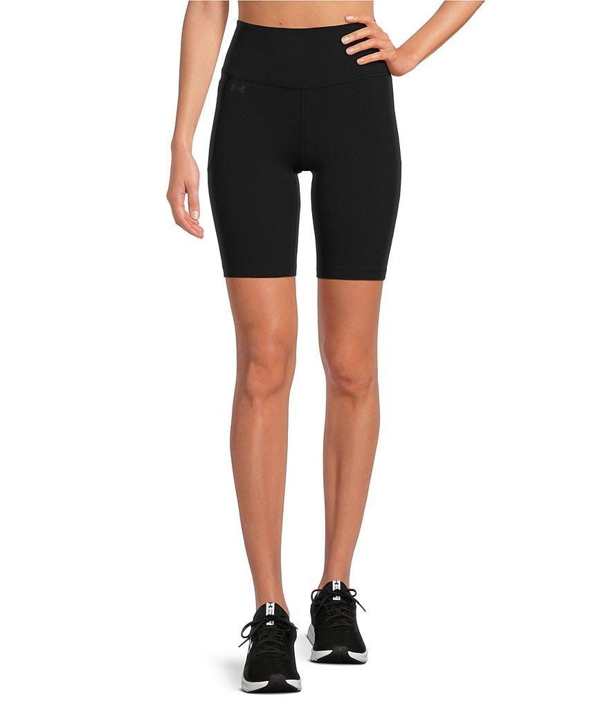 Under Armour Solid Motion High Waist Pull-On Bike Shorts Product Image