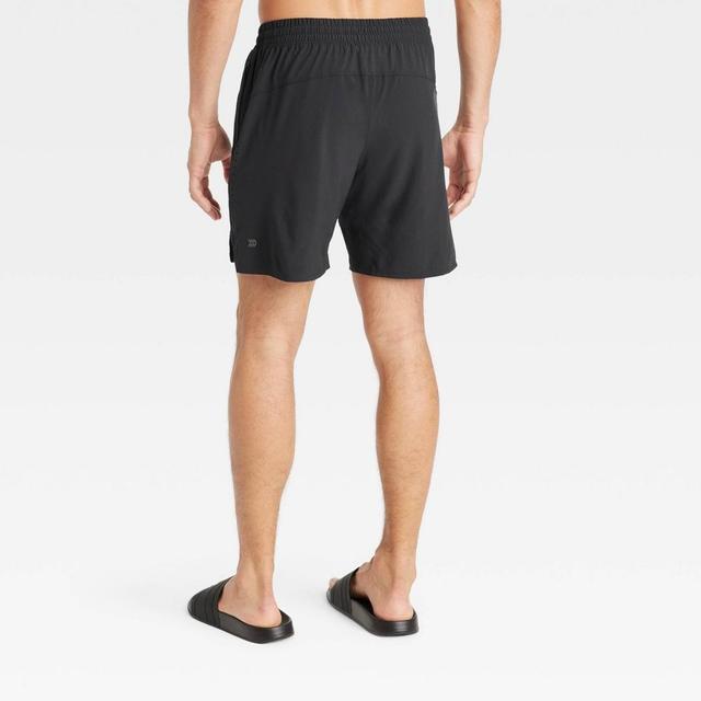 Mens Unlined Run Shorts 7 - All In Motion Black XXL Product Image