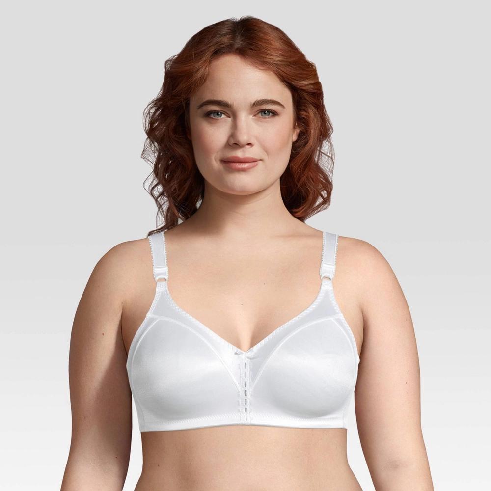 Beauty by Bali Women's Double Support Wirefree Bra B820 38D White Product Image