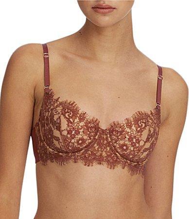 Skarlett Blue Entice Eyelash Lace Unlined Balconette Bra Product Image