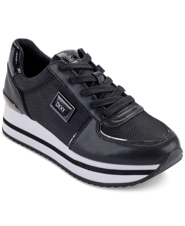 Dkny Womens Davie Lace-Up Platform Sneakers Product Image