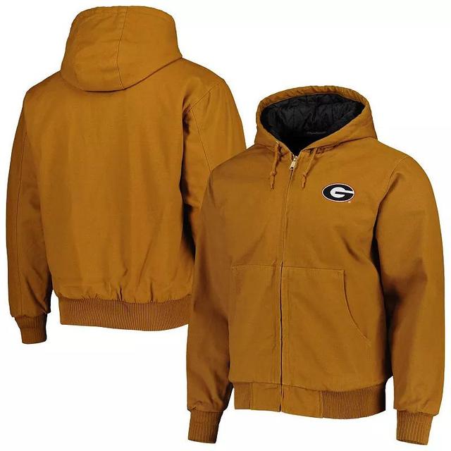 Mens Dunbrooke Tan Georgia Bulldogs Dakota Full-Zip Hoodie Product Image