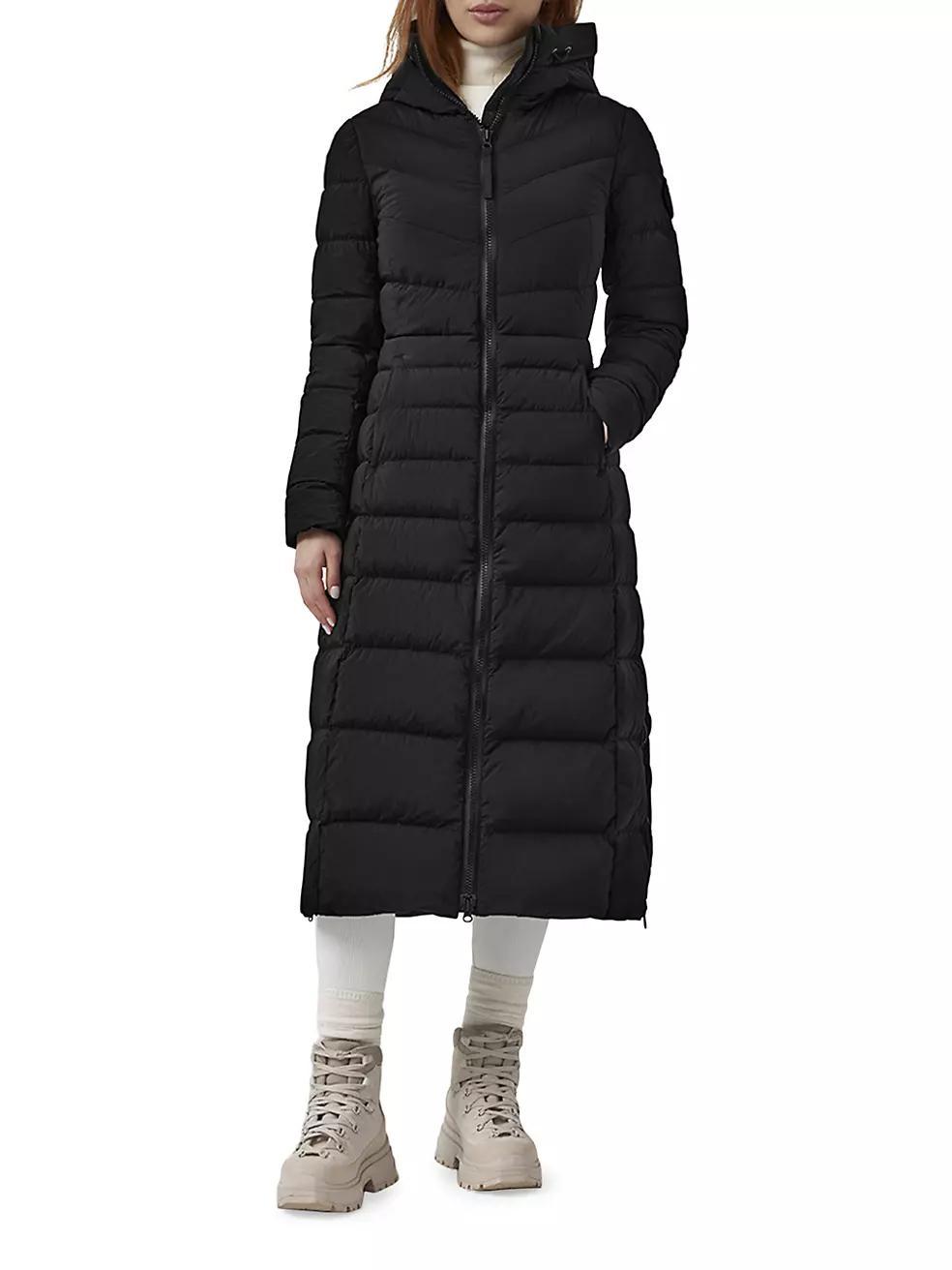 Clair Quilted Nylon Long Coat Product Image