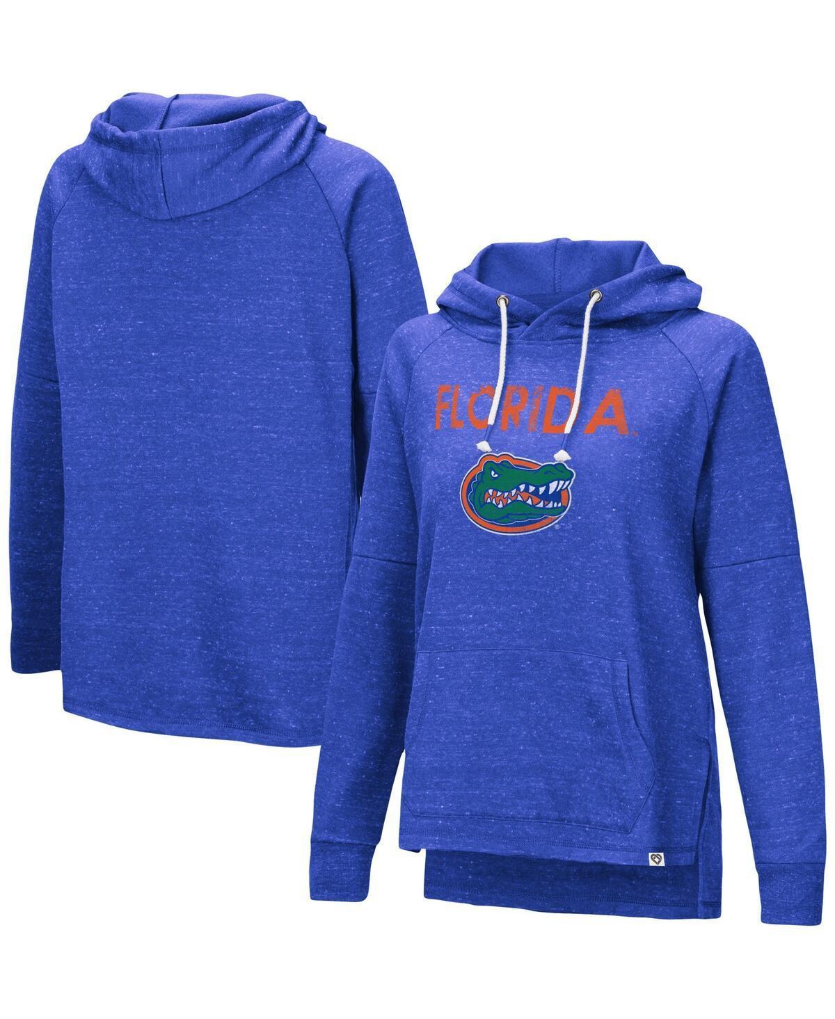 Womens Colosseum Royal Florida Gators Nollie Raglan Slub Pullover Hoodie Product Image