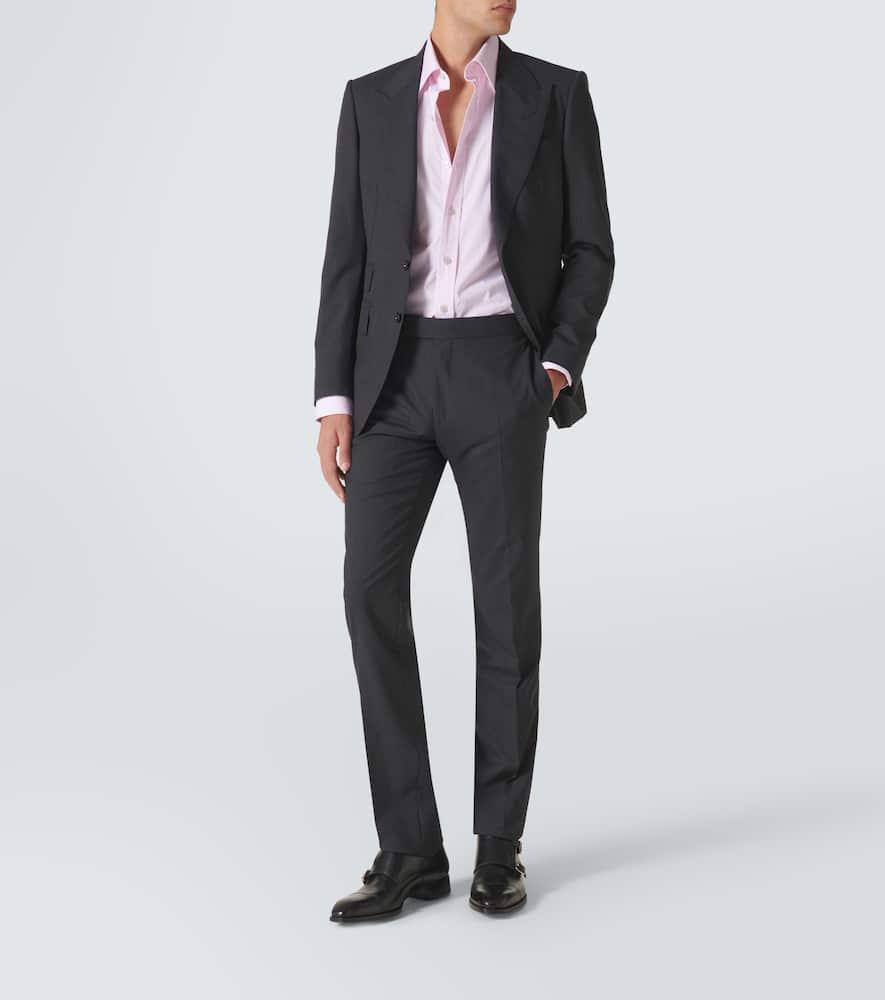 TOM FORD Poplin Slim Fit Shirt In Pink Product Image