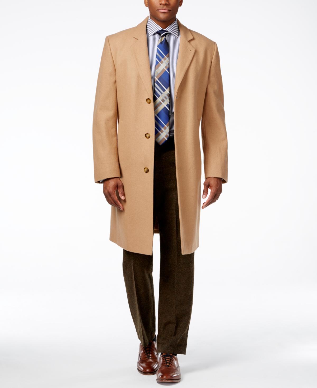 London Fog Men Signature Wool-Blend Overcoat Product Image