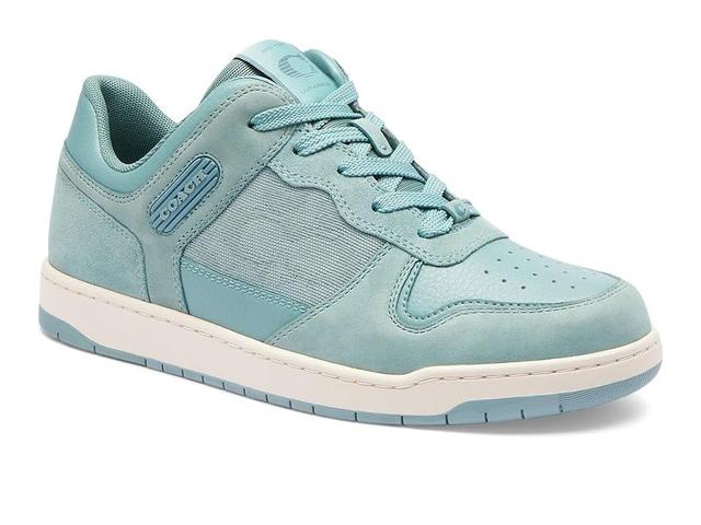 COACH C201 Low Top Sneakers In Signature Canvas Jacquard (Aquamarine) Women's Shoes Product Image