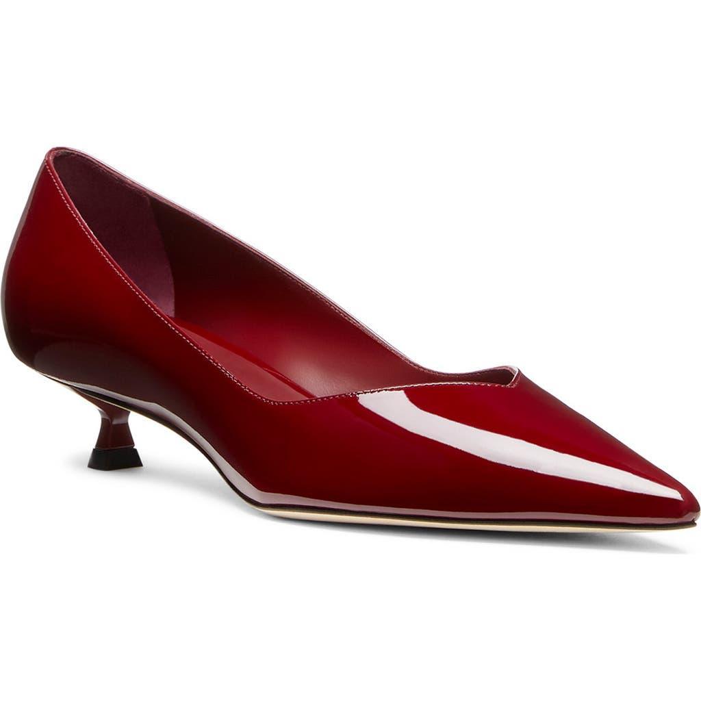 Eva Patent Kitten-heel Pumps In Rosewood Product Image