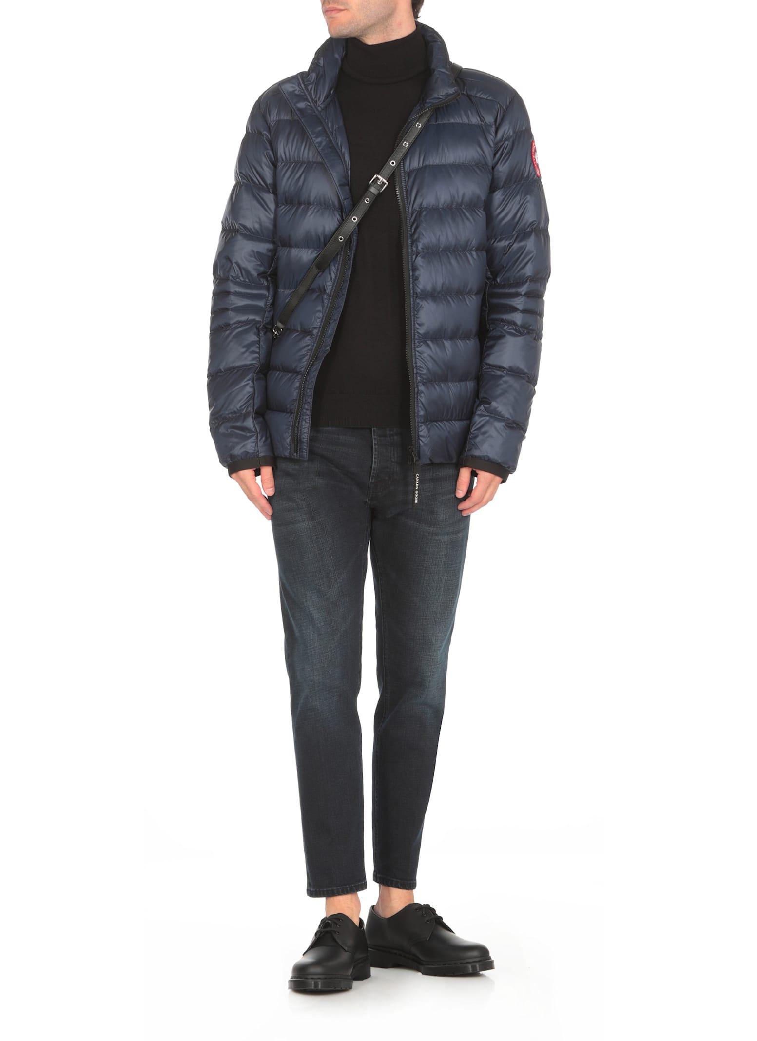 CANADA GOOSE Crofton Down Jacket In Blue Product Image