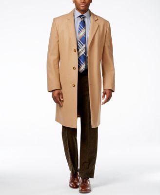 London Fog Men Signature Wool-Blend Overcoat Product Image