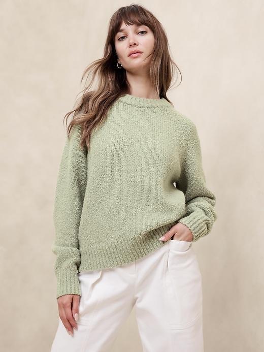 Boucle Pullover Sweater Product Image