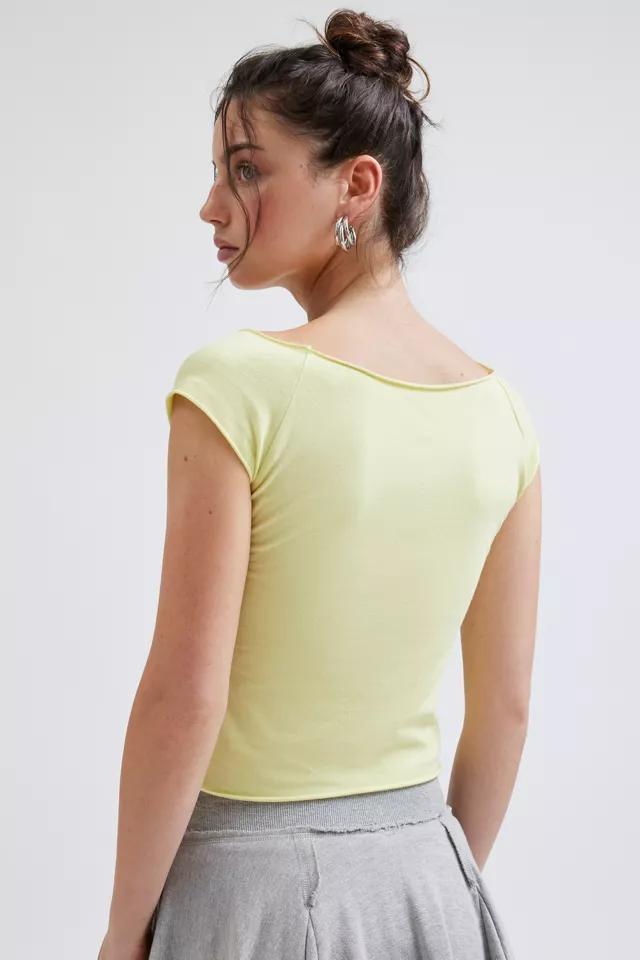 Out From Under Cotton Compression Boatneck Tee Product Image