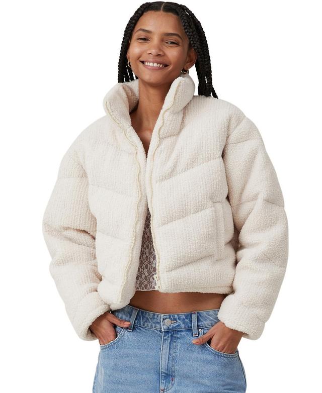 Cotton On Womens Teddy Bomber Jacket Product Image